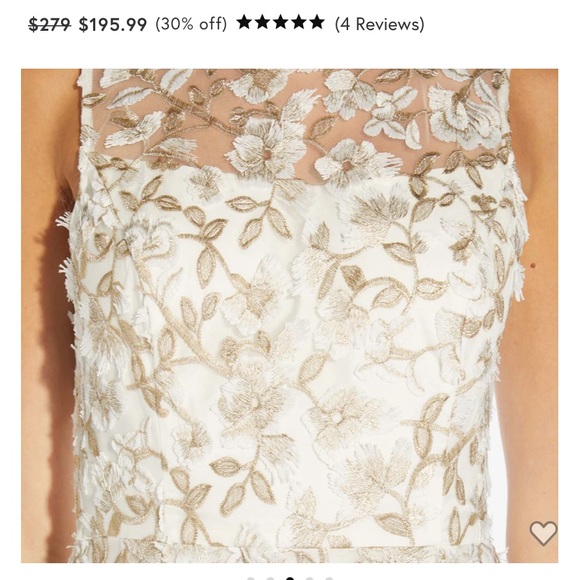 Brand new Adrianna Papell long dress size 8 - Picture 3 of 7